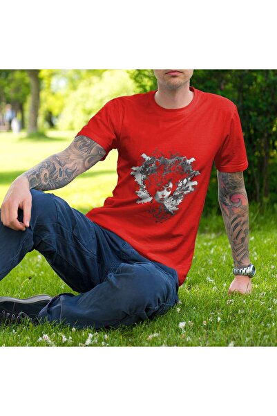 iLovePrints Abstract Portrait with Unique Hair Design Tshirt