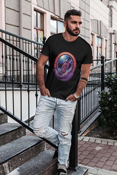 iLovePrints Astronaut in Outer Space Tshirt