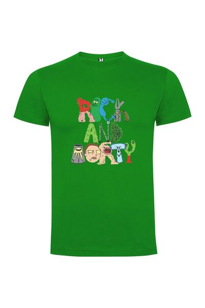 iLovePrints Morty's Cartoon Collectibles Tshirt