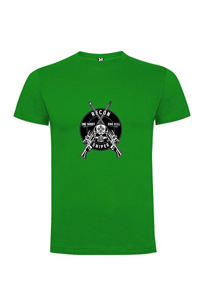 iLovePrints Monochrome Gunshop Emblem Tshirt