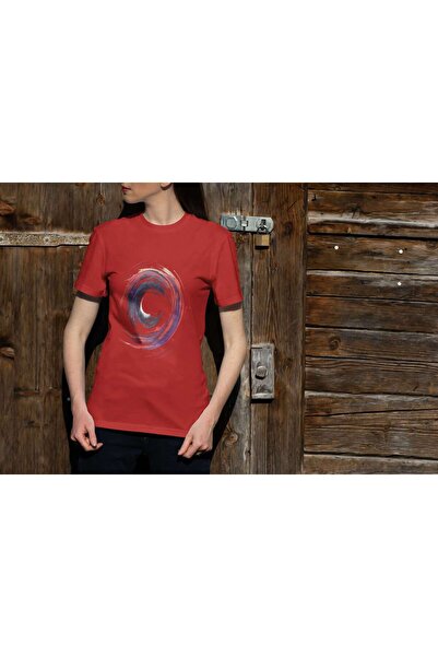 iLovePrints Abstract Cosmic Swirl Tshirt