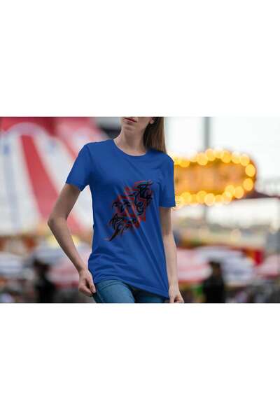iLovePrints Abstract Tribal Design with Red Geometric Patterns Tshirt