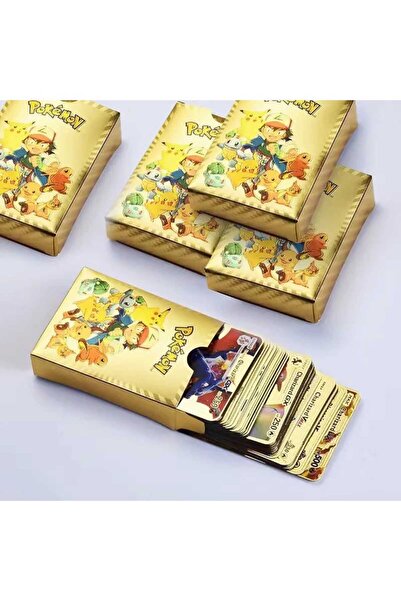Zodyak Doğal Taş Pokemon Vmax Game Card 55 Pieces Embossed Card Highlighter G...