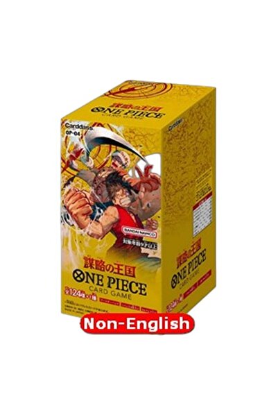 ONE PİECE Regatele Intrigelor Cutie Booster Japoneză