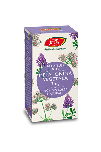 Fares Melatonină vegetală, N168, 20 capsule