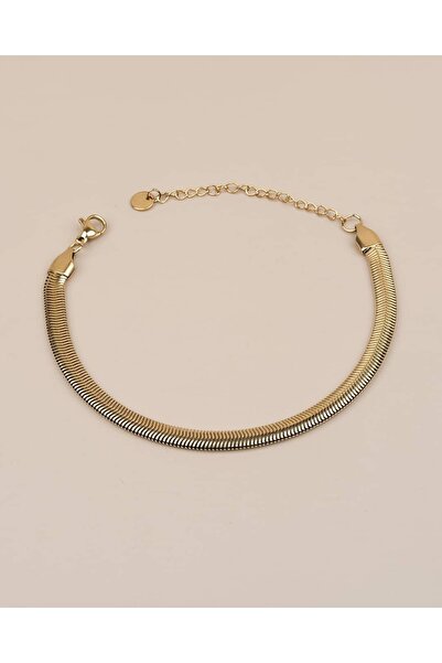 Portakal Esintisi Velastra Flat Fishback Steel Bracelet