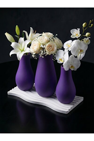 CANSEB Elegance Elegance Series - Set of Four Vases - Colorful - Decorative S...