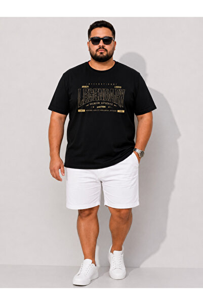 ANNEX Tricou pentru bărbați, mărime mare, din bumbac, cu croială confortabilă...