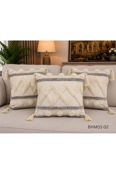 Brides Luxury Decorative Pillows 50X50 - Set of 3 - Solid Filling - Modern Lu...