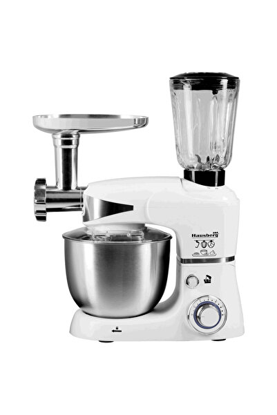Hausberg Robot de bucătărie multifuncțional HB-7605AB, 1000W, Mixer, Blender,...