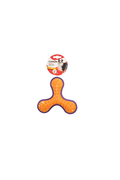 Camon Squeaky Tpr Boomerang 16.5 cm 3-Tip Fun Dog Toy