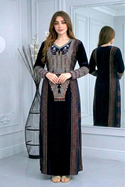 riva fashion جلابيه تراثي ريتا مشجر 1