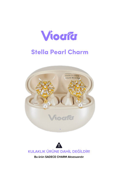 Vioara Charms Clip-On Headphone Compatible Charm Ornament (2 Pcs)