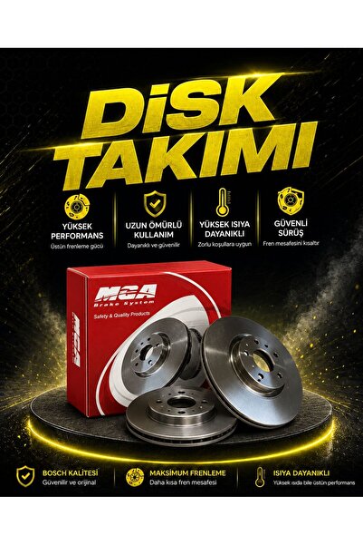 MGA Renault Fluence Arka Fren Disk Takımı (2010-2016)