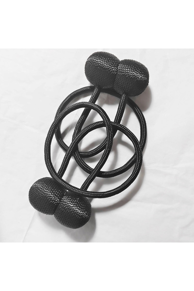 Choice1 Unique code black-2pcs 2pcs curtain tiebacks, a pair set, magnetic ro...
