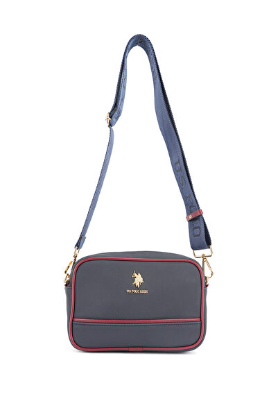 U.S. Polo Assn. Geantă de damă albastru-marin-roșu claret Us26664