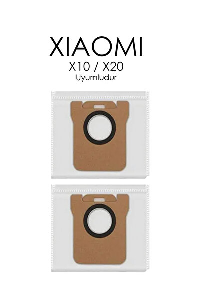 Klintex Xiaomi X10 / X20 Robot Vacuum Cleaner Compatible Replacement Dust Bag...