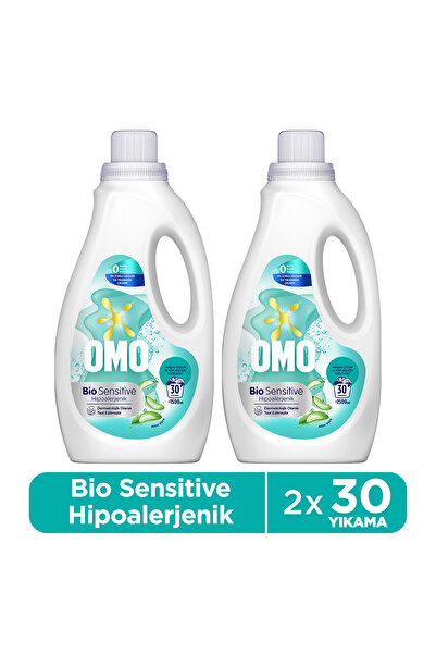 Omo Bio Sensitive Sıvı Deterjan 1500 ml x2