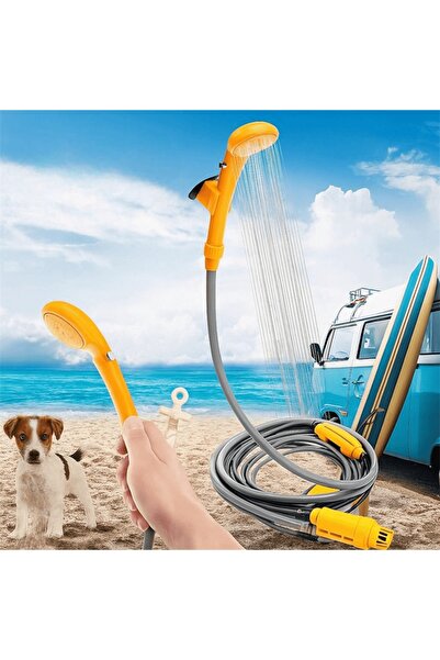 Halasouq 12V Portable Car Shower Pump suitable for camping, desert travel, be...