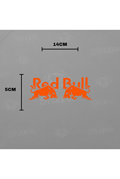 STCKRCO Bull Energy Sticker Label for Motor-Car-Helmet 2Pcs