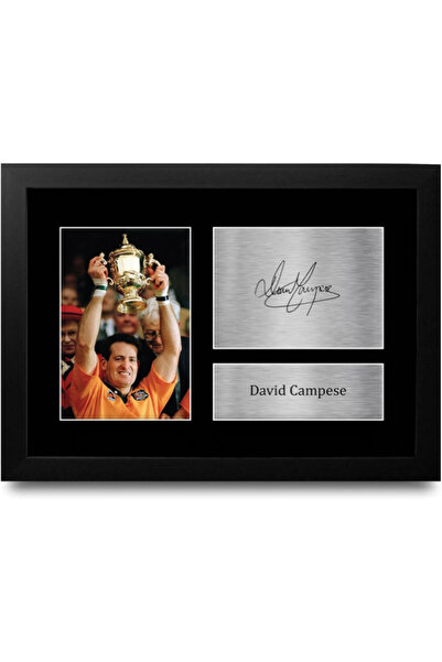 HWC Trading David Campese Australia Gifts Printed Signed Autograph Picture fo...