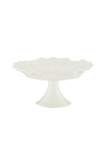 Lucky Art Lefora Porcelain Footed Cake Stand