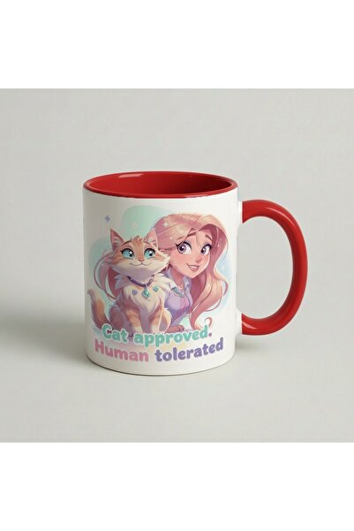 Petgifts Cana Cadou Personalizat Amuzanta Cu Mesaj Cat Approved, Human Tolera...