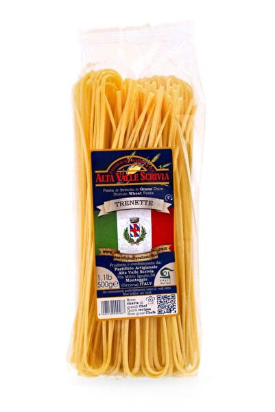Alta Valle Scrivia 🇮🇹 Orijinal İtalyan Uzun Çubuk Makarna 500 g | Trenette