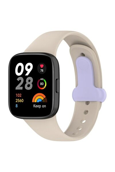 Beline Curea din silicon pentru Xiaomi Redmi Watch 3, Bej