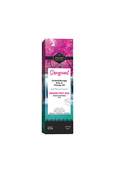 HEMP DOCTOR Body Massage Oil with Dragon Fruit Scent 120ml