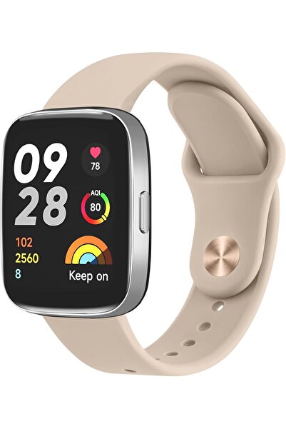 Amzpas Curea de ceas din silicon compatibilă cu Redmi Watch 3 Active, reglabi...