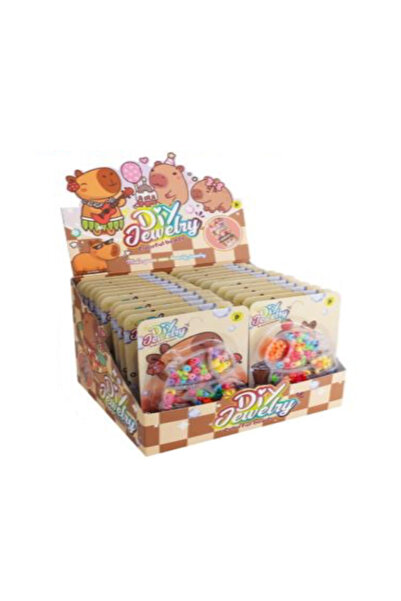 Generic Capibala DIY Bead Set for Kids - 24 Pieces (Assorted Types)