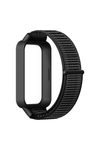 NANOSPACE Xiaomi Band 9 Active / Redmi Band 3 için Kordon Ayarlanabilir Kumaş...