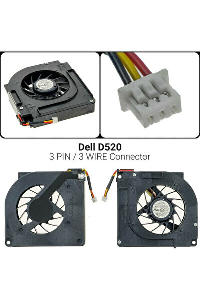 Dell Ανταλλακτικός ανεμιστήρας φορητού υπολογιστή για D520