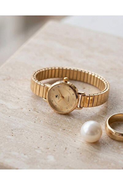 DNZ Watch Store Minimal Yaylı Kordonlu Retro Kadın Kol Saati