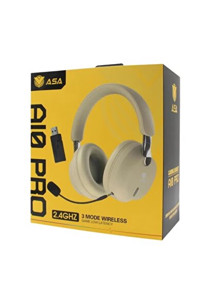 ASA A10 Pro Wireless Gaming Headset – Bluetooth 5.3, 2.4GHz Ultra-Low Latency...