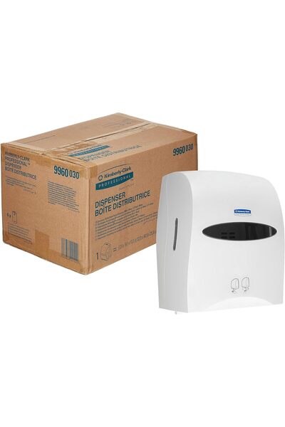 Kimberly-Clark Professional Electronic Rolled Hand Towel Dispenser, 9960, Whi...