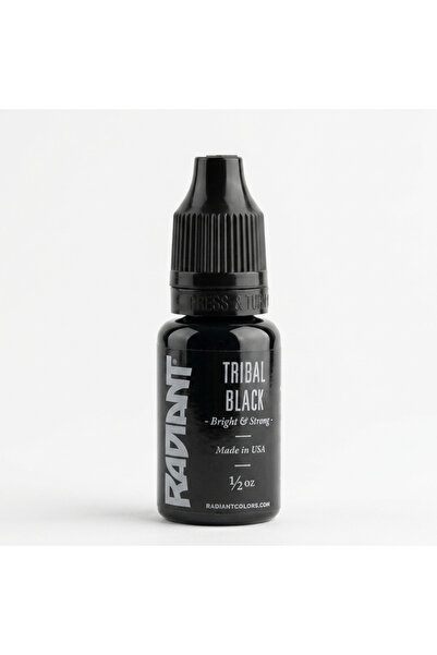 Radiant Colors Tribal Black Siyah Dövme Boyası 0,5oz - 15ml