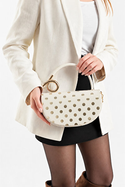 Berlin bags Bend Chain Strap Oval Handle Detail Baguette Women's Crossbody Bag