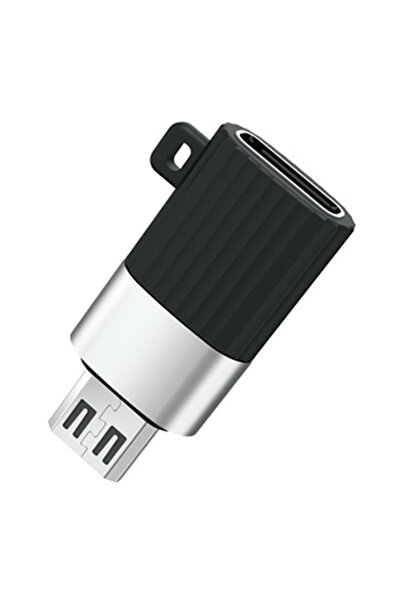 Xo Adaptor USB-C mamă la Micro USB tată, Negru