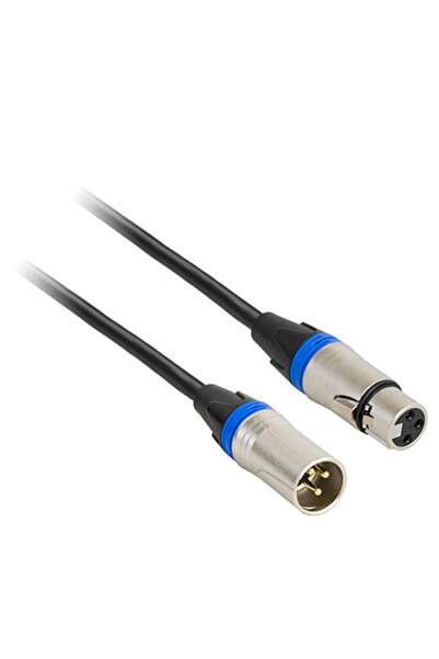 BST Cablu DMX profesional XLR tată-mamă 0,6 m