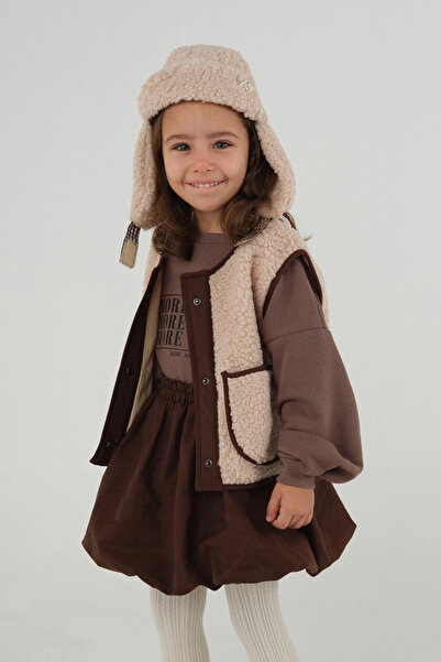 Mioma Kids Balloon Skirt Bitter Brown