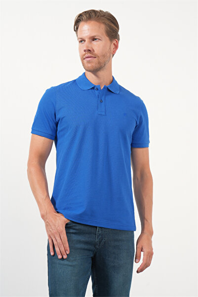 İmza Saks Polo Neck Pique Short Sleeve Slim Fit Cotton T-Shirt 1011260170