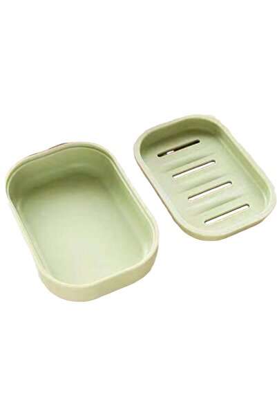 OEM Suport pentru sapun cu tava de scurgere, galben, plastic, 11cm