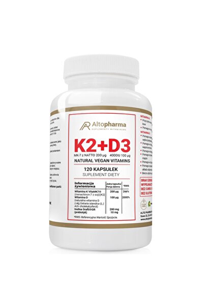 ALTO PHARMA K2 + D3 4000 UI 120 capsule