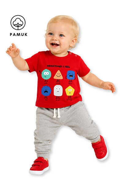 difa kids Cute Printed Casual Short Sleeve Summer Baby Boy T-Shirt