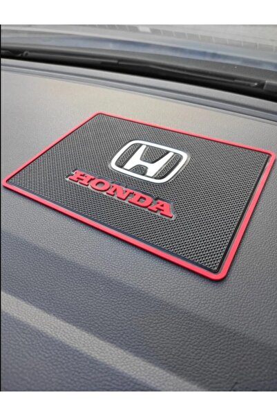 STİLİX GARAGE Honda Logo Anti-Slip Dashboard Pad 20X13.5 cm