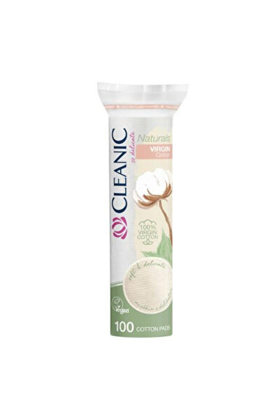 Cleanic Dischete Demachiante din Bumbac Virgin - Naturals Virgin Cotton Pads,...