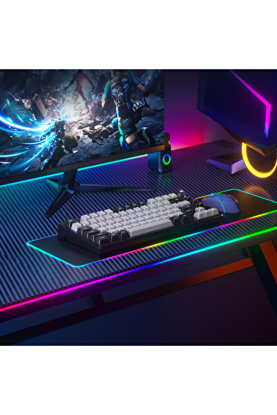 MageGee TS75 %75 Siyah 79 Tuş RGB Kablolu Membran Gaming Klavye