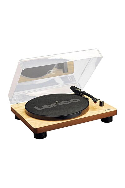 Lenco LS-50 Stereo Turntable with Built-in Speakers, USB, Semi-Automatic